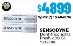 Diarco Sensodyne dentifrico extra fresh oferta