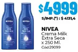 Diarco Nivea crema milk extra seca oferta