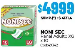 Diarco Noni sec pañal adulto XG oferta