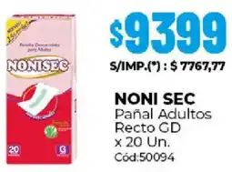 Diarco Noni sec pañal adultos recto gd oferta