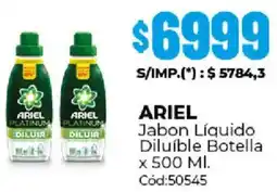 Diarco Ariel jabon líquido diluíble botella oferta