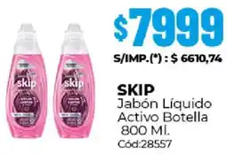 Diarco Skip jabón líquido activo botella oferta