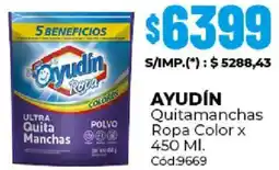 Diarco Ayudín quitamanchas ropa color oferta