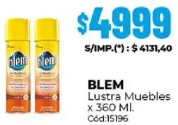 Diarco Blem lustra muebles oferta