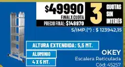 Diarco Okey escalera reticulada oferta