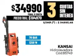 Diarco Kansai hidrolavadora oferta