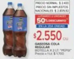 Carrefour Cola gaseosa regular oferta