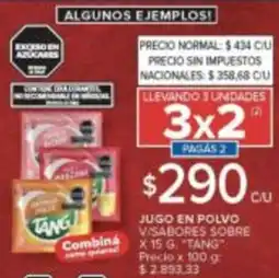 Carrefour Tang jugo en polvo v/sabores sobre oferta