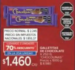 Carrefour Chocolate galletitas oferta