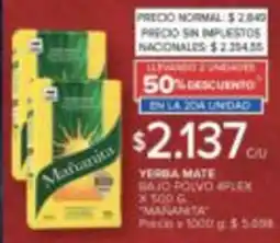 Carrefour Yerba mate bajo polvo flex oferta