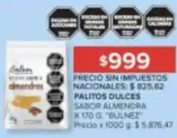 Carrefour Bulnez palitos dulces sabor almendra oferta