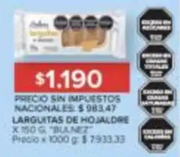 Carrefour Bulnez larguitas de hojaldre oferta