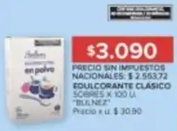 Carrefour Bulnez edulcorante clasico sobres oferta