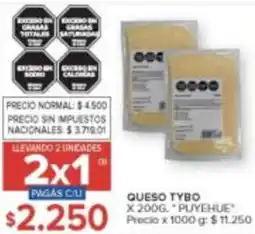 Carrefour Puyehue queso tybo oferta