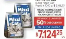 Carrefour Mizzi cat alimento para gatos frutos del mar oferta