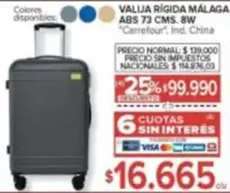 Carrefour Carrefour valija rígida málaga abs oferta