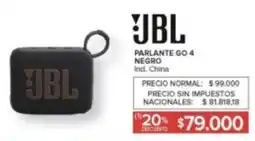 Carrefour Jbl parlante go 4 negro oferta