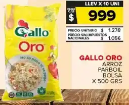 Carrefour Maxi Gallo oro arroz parboil bolsa oferta
