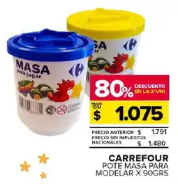 Carrefour Maxi Carrefour pote masa para modelar oferta