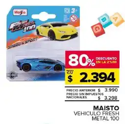 Carrefour Maxi Maisto vehiculo fresh metal 100 oferta