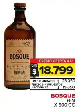 Carrefour Maxi Bosque gin oferta