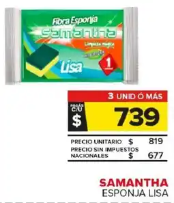 Carrefour Maxi Samantha esponja lisa oferta