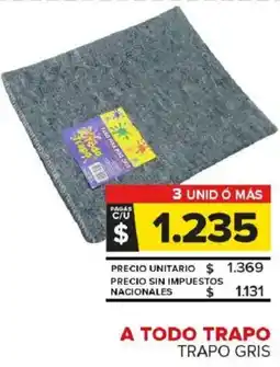 Carrefour Maxi A todo trapo gris oferta