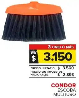 Carrefour Maxi Condor escoba multiuso oferta