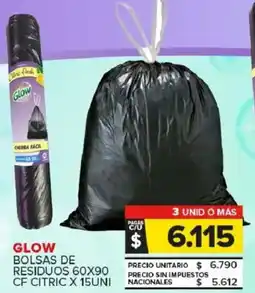 Carrefour Maxi Glow bolsas de residuos oferta