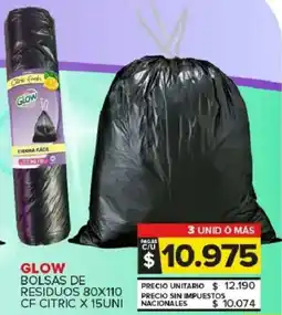Carrefour Maxi Glow bolsas de residuos oferta