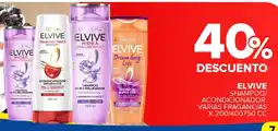Carrefour Maxi Elvive shampoo/ acondicionador varias fragancias oferta