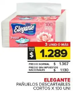 Carrefour Maxi Elegante pañuelos descartables cortos oferta