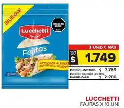 Carrefour Maxi Lucchetti fajitas oferta