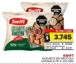 Carrefour Maxi Swift nuggets de brocoli/ espinaca fp oferta