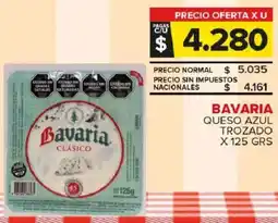 Carrefour Maxi Bavaria queso azul trozado oferta