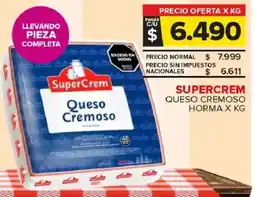 Carrefour Maxi Supercrem queso cremoso horma oferta