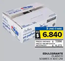 Carrefour Maxi Bulnez edulcorante clasico sobres oferta