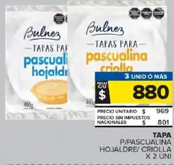 Carrefour Maxi Tapa p/pascualina hojaldre/ criolla oferta