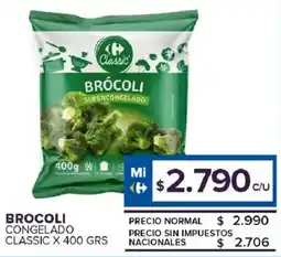 Carrefour Maxi Brocoli congelado classic oferta