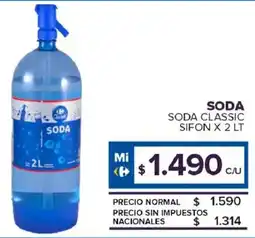 Carrefour Maxi Soda classic sifon oferta