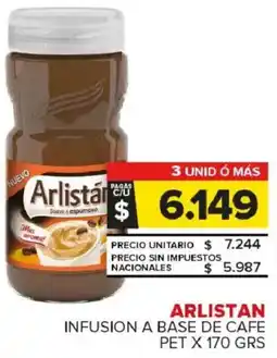 Carrefour Maxi Arlistan infusion a base de cafe pet oferta