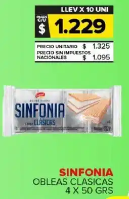 Carrefour Maxi Sinfonia sinfonia obleas clasicas oferta