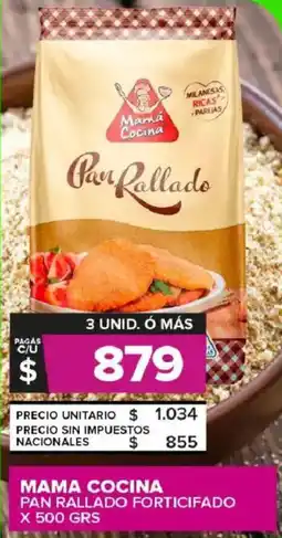 Carrefour Maxi Pan rallado mama cocina forticifado oferta