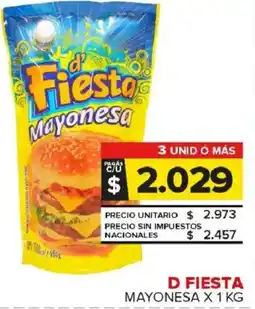 Carrefour Maxi D fiesta mayonesa oferta