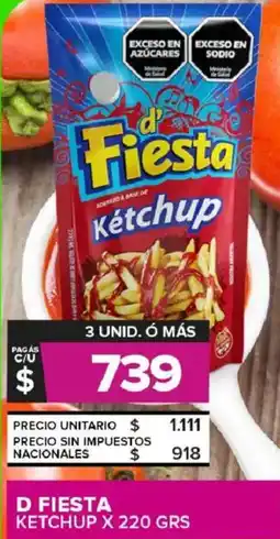 Carrefour Maxi D fiesta ketchup oferta