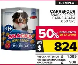 Carrefour Maxi Carrefour snack perros carne asada oferta