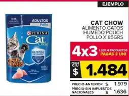 Carrefour Maxi Cat chow alimento gatos humedo pouch pollo oferta