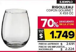 Carrefour Maxi Rigolleau copon gourmet oferta