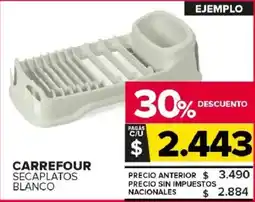 Carrefour Maxi Carrefour secaplatos blanco oferta