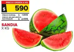 Carrefour Maxi Sandia oferta